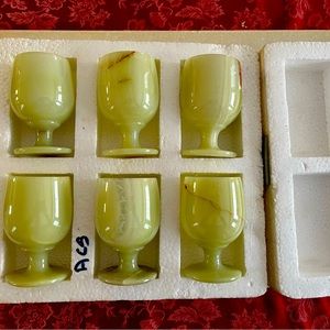 Jade goblets